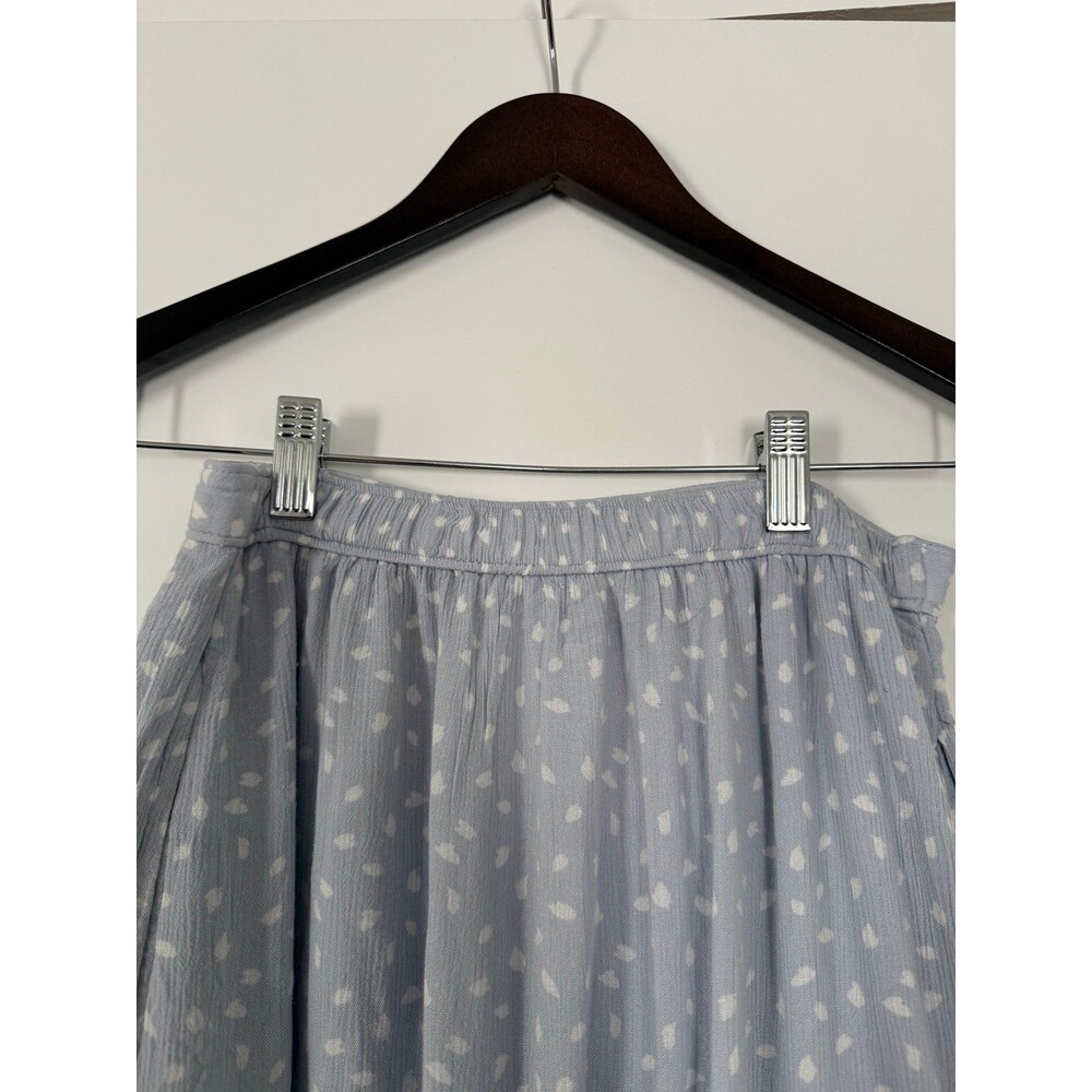 Abercrombie Blue Tiered Maxi Skirt with White Dot - XS - Picture 5 of 8